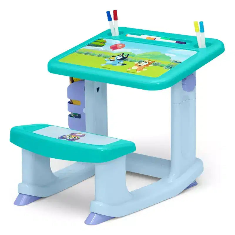 Delta Children Bluey Kids Draw and Play Desk