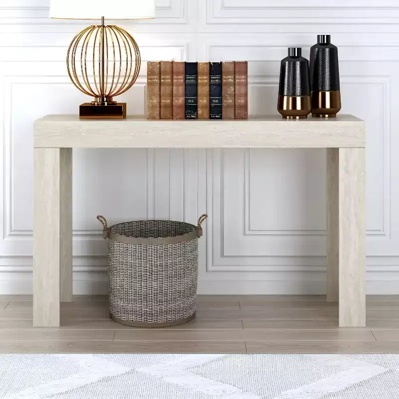Galano Console Table with Slim Rectangular Top 46.9 W x 12.8 D x 29 H