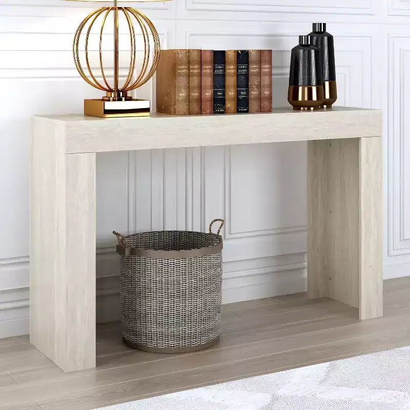 Galano Console Table with Slim Rectangular Top 46.9 W x 12.8 D x 29 H