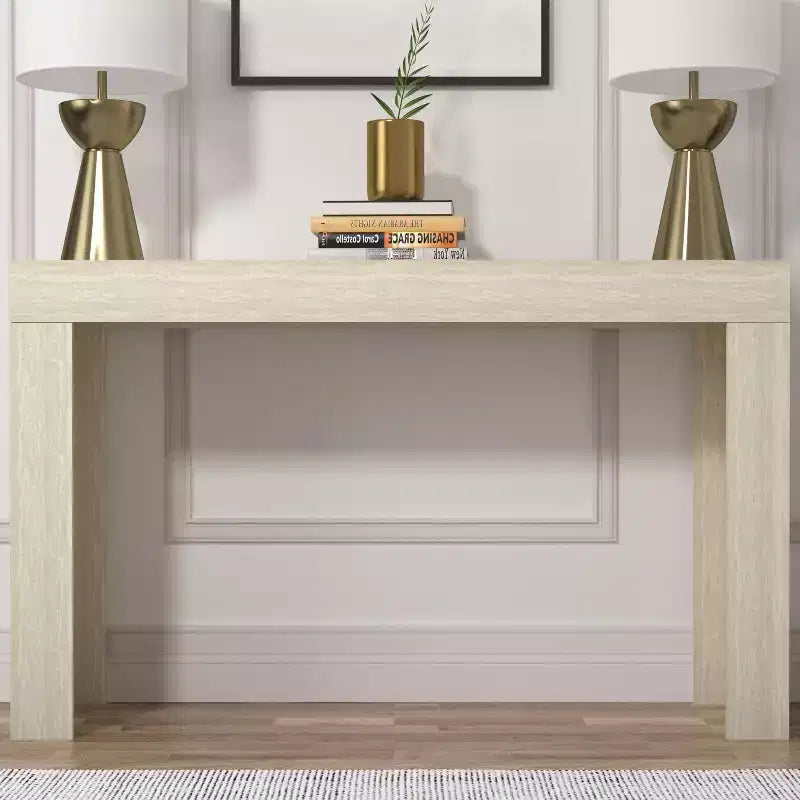 Galano Console Table with Slim Rectangular Top 46.9 W x 12.8 D x 29 H