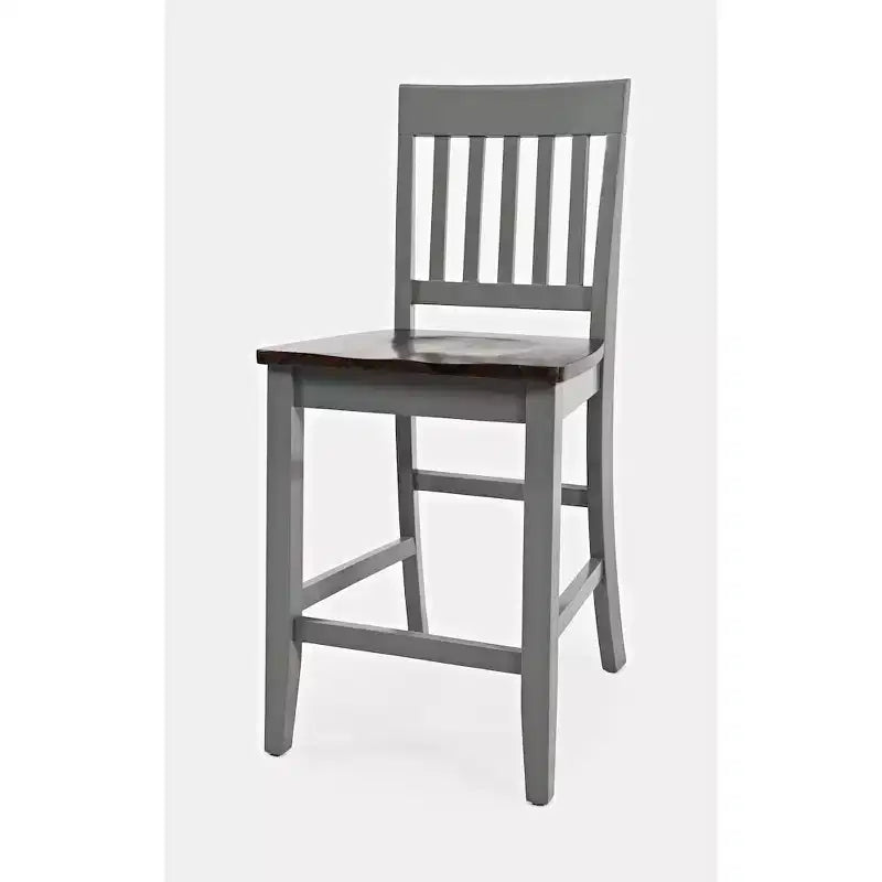Jofran, Decatur Lane Farmhouse Solid Wood Counter Stool (Set of 2)