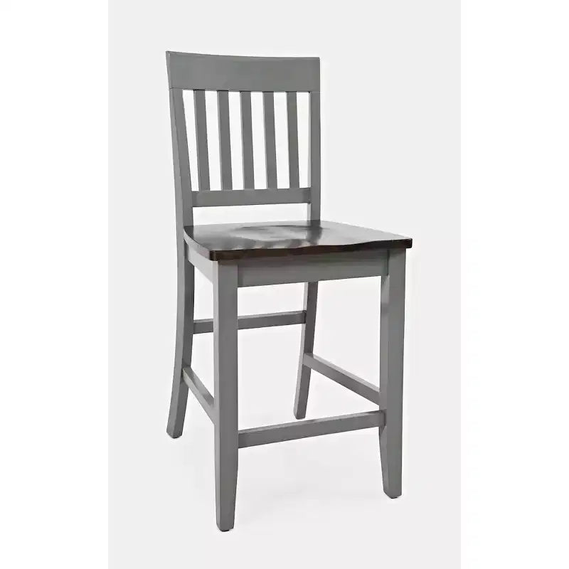Jofran, Decatur Lane Farmhouse Solid Wood Counter Stool (Set of 2)