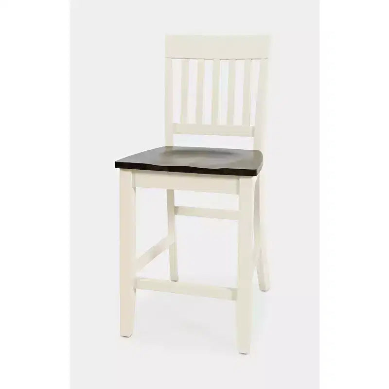 Jofran, Decatur Lane Farmhouse Solid Wood Counter Stool (Set of 2)