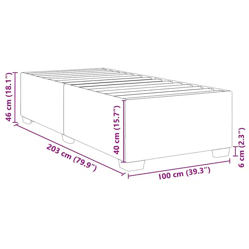 Bed Frame White Faux leather, plywood, engineered wood Twin XL