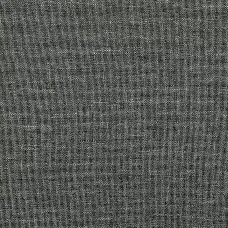 Bed Frame Dark Grey Polyester, Plywood, Engineered Wood Twin XL