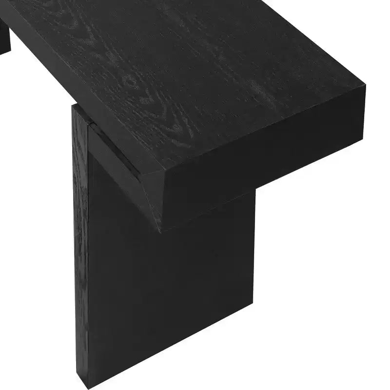 60 Modern Farmhouse Entryway Console Table with Wood Veneer Finish, Sofa Table for Living Room, Hallway, or Foyer - Panipeachy