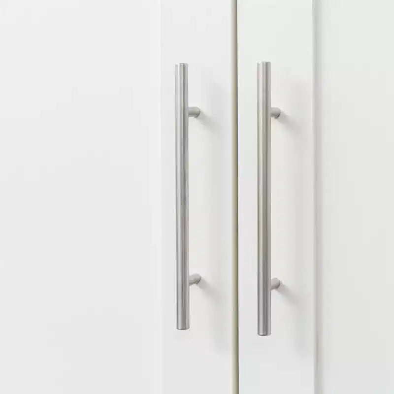Armoire Haute 2 Portes, Armoire de Rangement Contemporaine avec Étagères, Armoire et Dressing Autonomes pour Chambre à Coucher