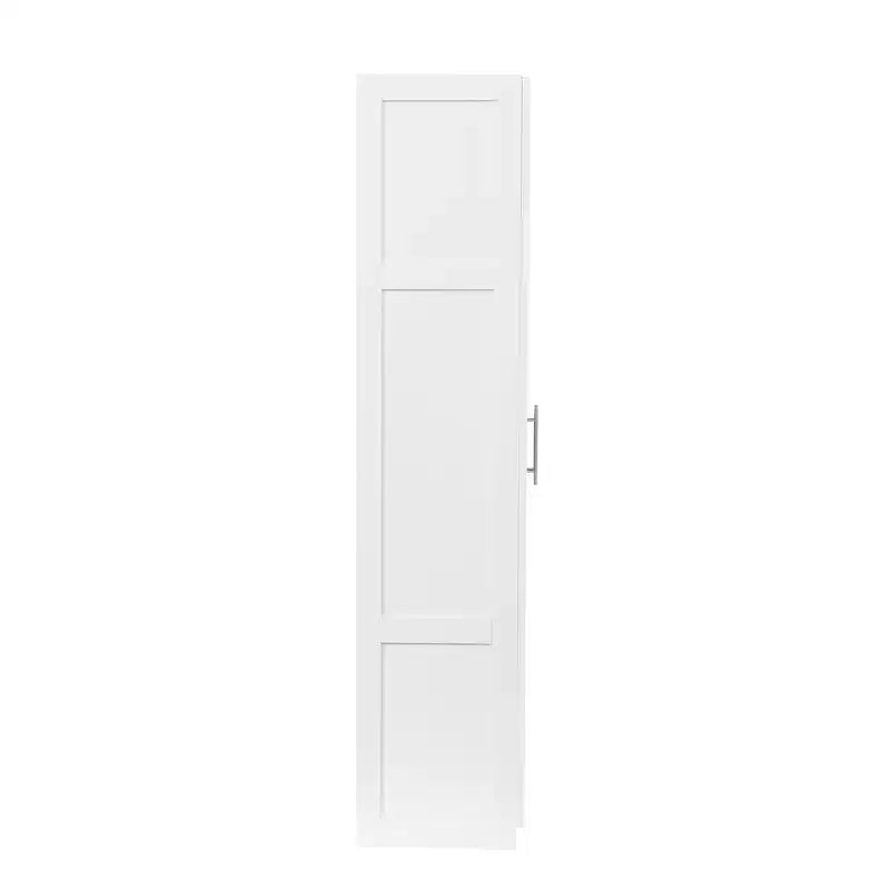 Armoire Haute 2 Portes, Armoire de Rangement Contemporaine avec Étagères, Armoire et Dressing Autonomes pour Chambre à Coucher