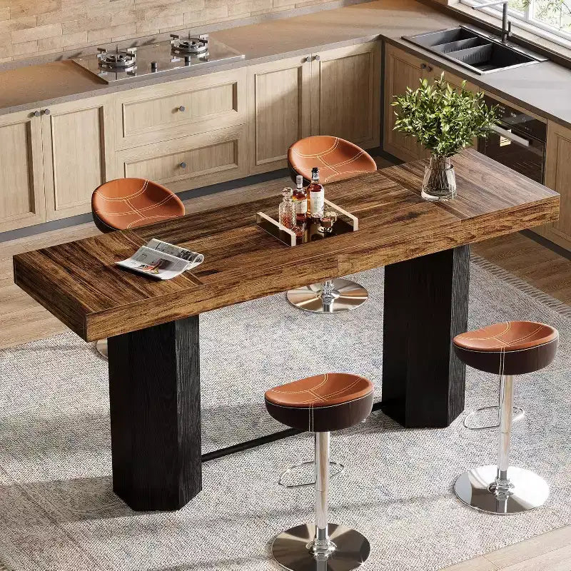 Table de bar extra-longue de 70,9