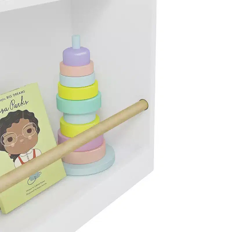 3 Tier Kids Bookshelf, Baby Book Rack Storage Organizer for Playroom Bedroom Nursery