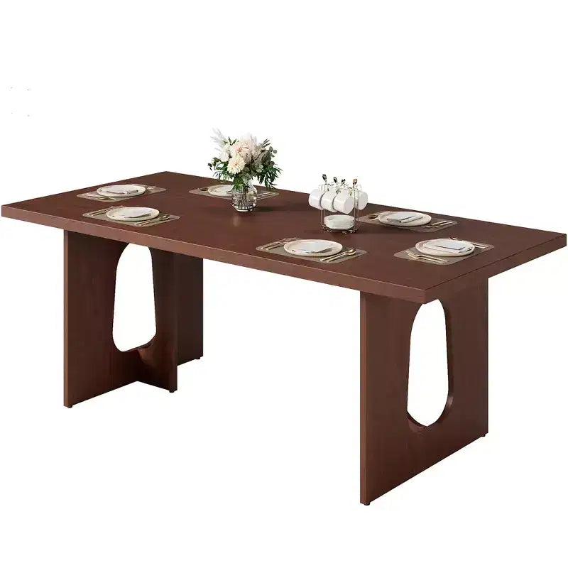 COZONY 70 Rectangular Dining Table for 6-8 People - Modern Long Kitchen Table with Heavy Duty Pedestal Legs, Large Dinner Eating Table