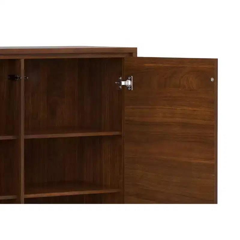 Mitchell 39 inch Wide Solid Wood Modern Industrial Medium Storage Cabinet