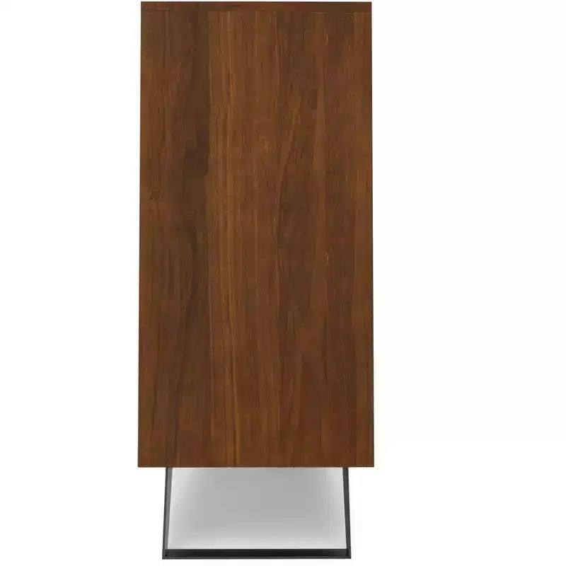 Mitchell 39 inch Wide Solid Wood Modern Industrial Medium Storage Cabinet