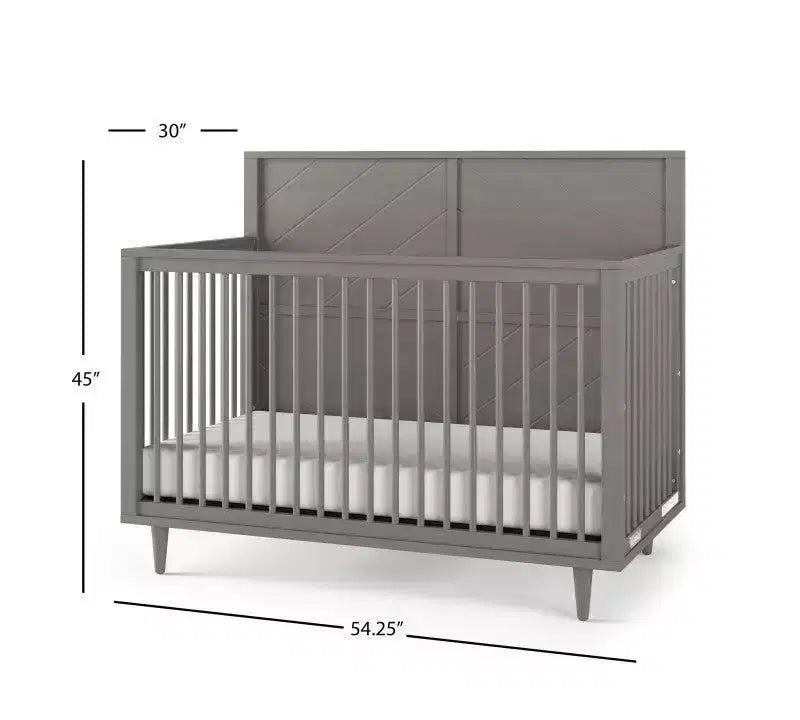 Child Craft Surrey Hill Crib, Dresser and Chest Nursery Set, 3-Piece, Includes 4-in-1 Convertible Crib, Dresser, and Chest