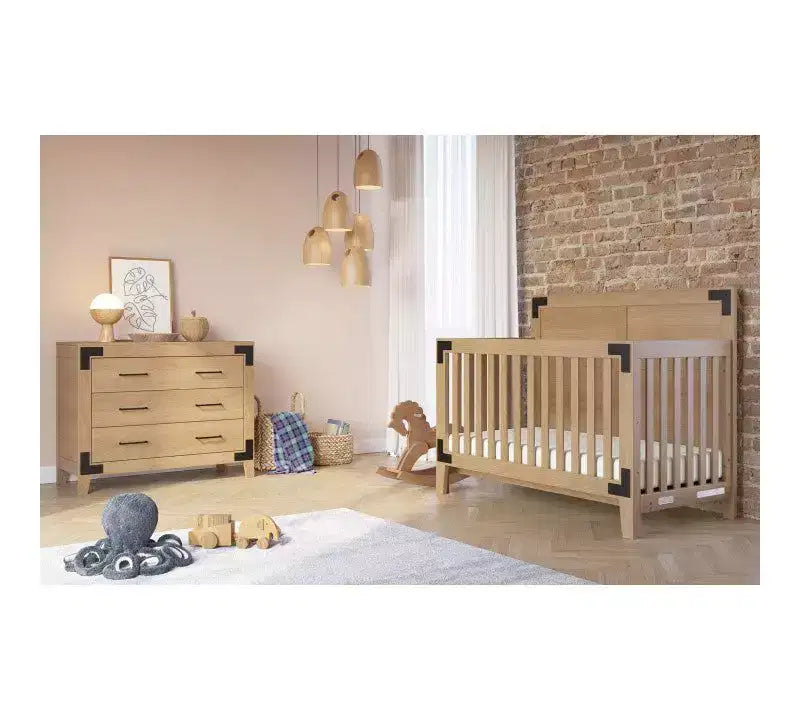 Child Craft Lucas Crib and Dresser Nursery Set, 2-Piece, Includes 4-in-1 Convertible Crib and 3-Drawer Dresser