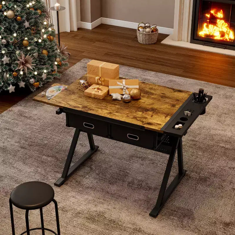 Table à dessin réglable