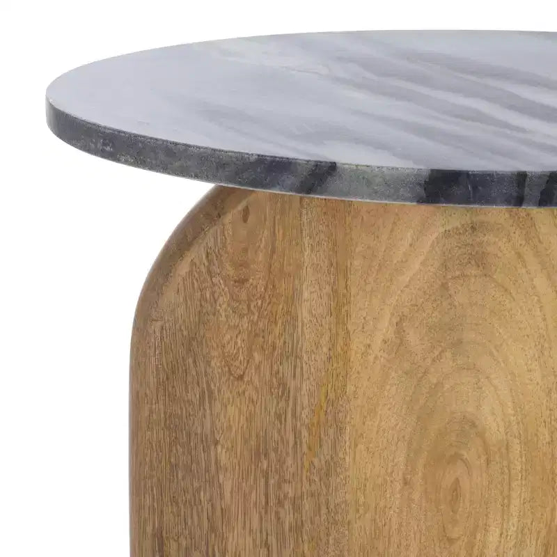 Kokhy Side Table - ACC5504 - Natural/Black - Safavieh