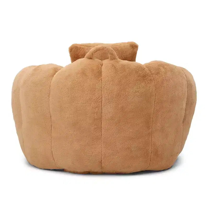 YOSIMFUR Giant Bean Bag Chair, Oversized Bean Bag Couch for Adults and Kids, Faux Fur Shell-Shaped Large Chair with Filler, Stuffed Big Accent Sofa
