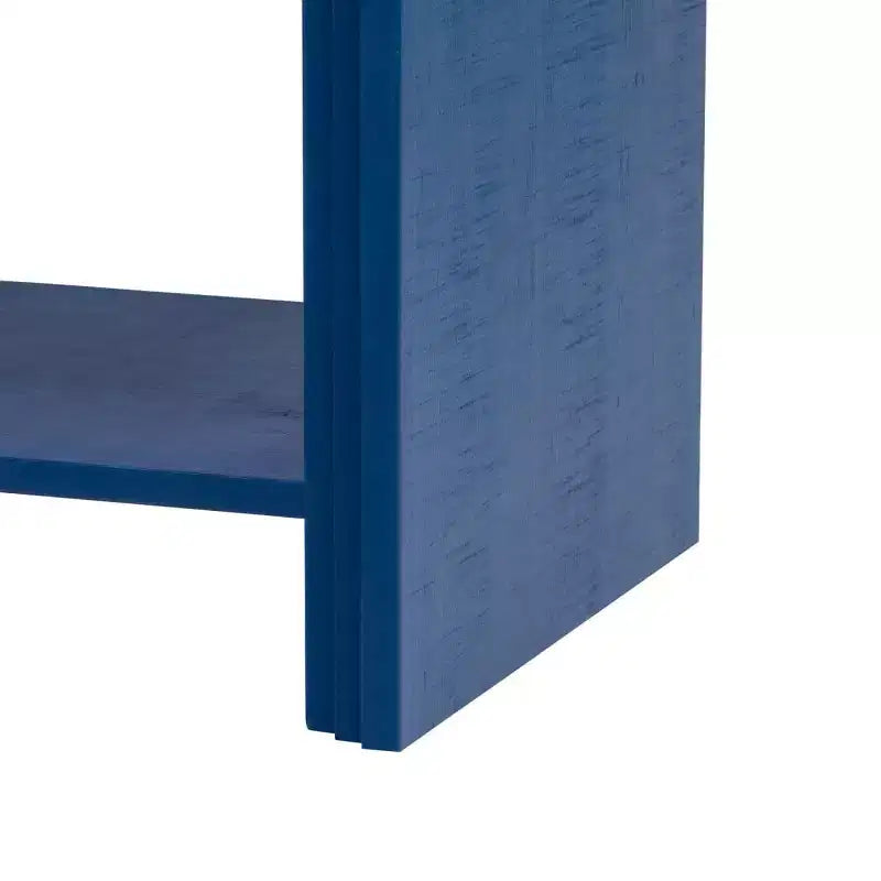 Console de rangement moderne 60" avec tiroirs, table d'entrée à coins arrondis pour couloir ou salon