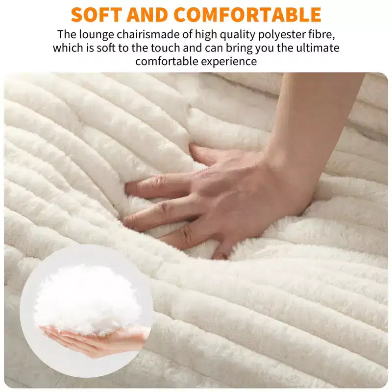 Siège de salon rembourré, cadre métallique ergonomique, coussin et dossier moelleux, pour salon, chambre à coucher