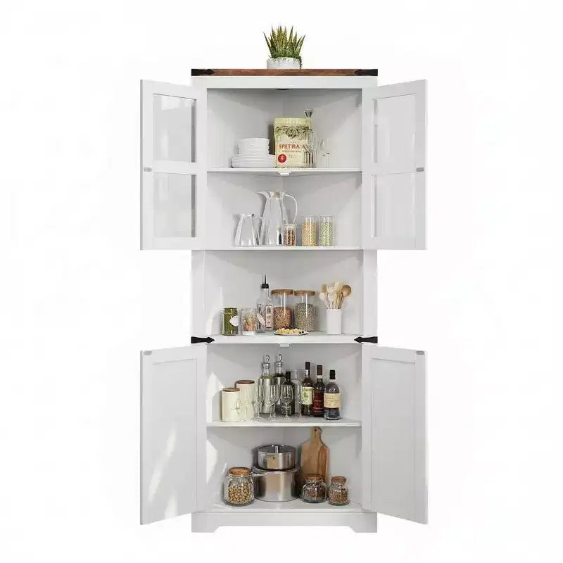 Meuble d'angle de style fermette
