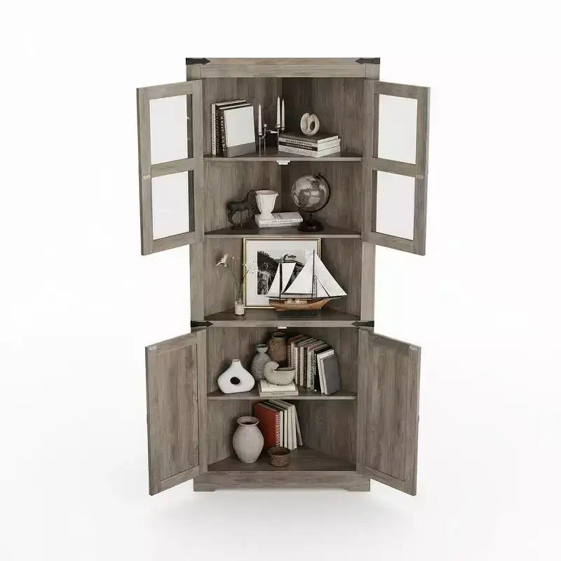 Meuble d'angle de style fermette
