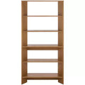 Christina 5 Shelf Bookcase - Natural - SEI