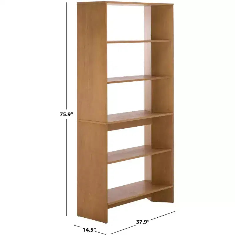 Bibliothèque 5 étagères – Naturel