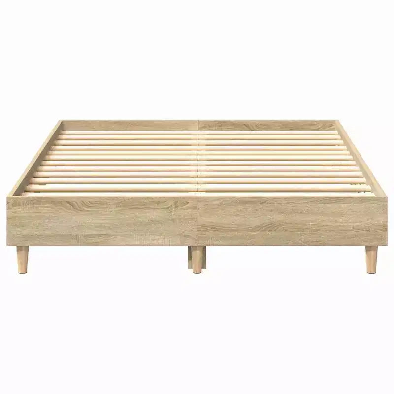 Cadre de lit 152 x 203 cm, bois manufacturé
