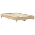 vidaXL Bed Frame 2 pcs 59.84 x 79.92 in Engineered Wood