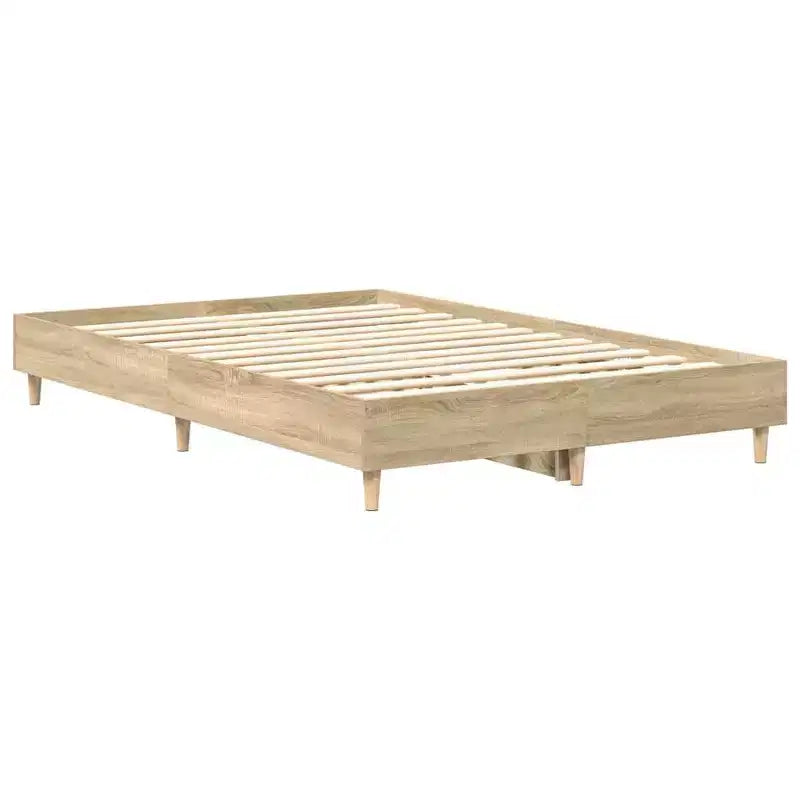 vidaXL Bed Frame 2 pcs 59.84 x 79.92 in Engineered Wood