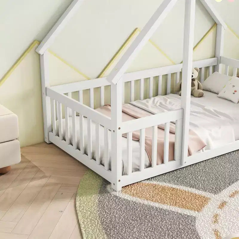 Lit mezzanine King Rangement sous le lit Grande capacité de poids Métal robuste