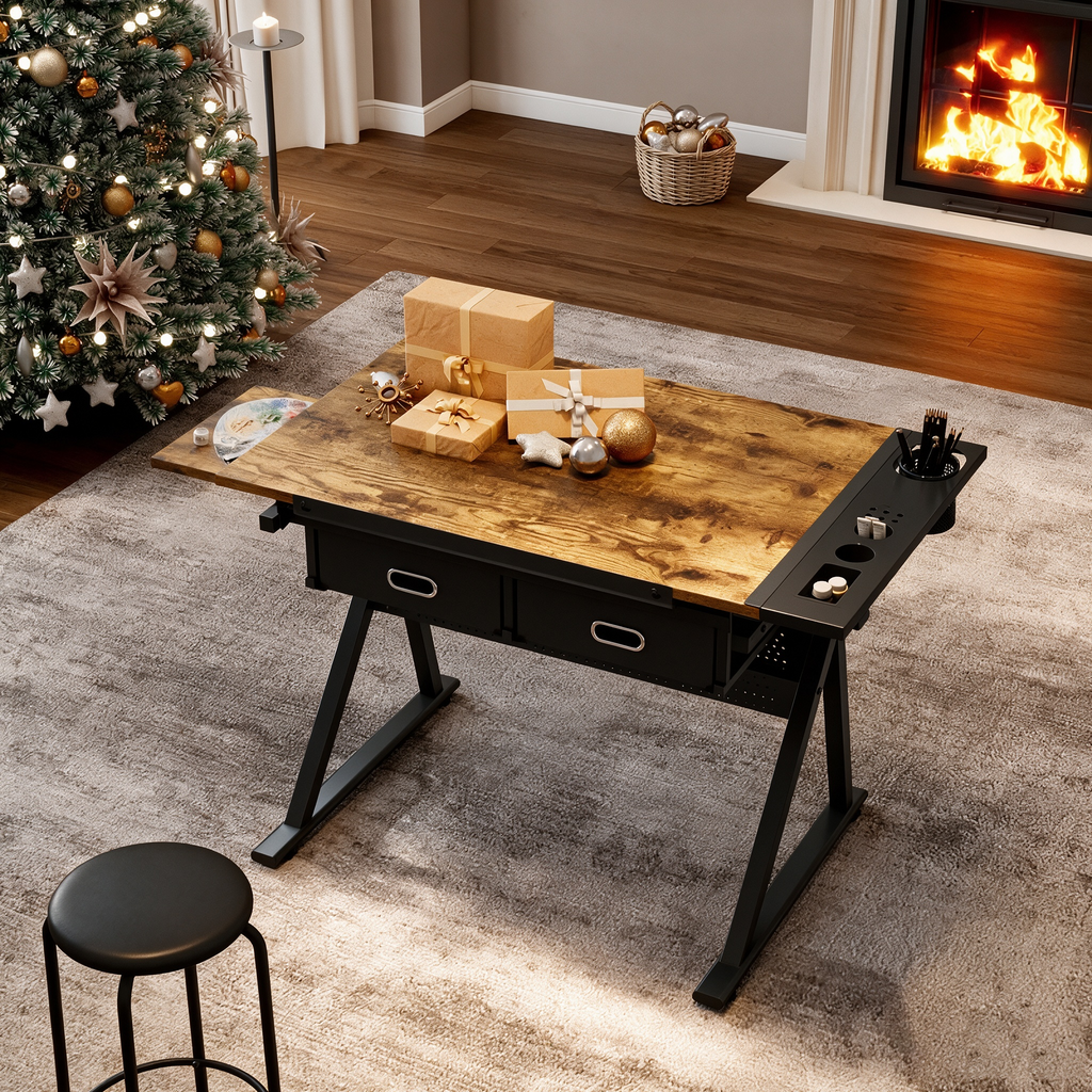 Table à dessin réglable