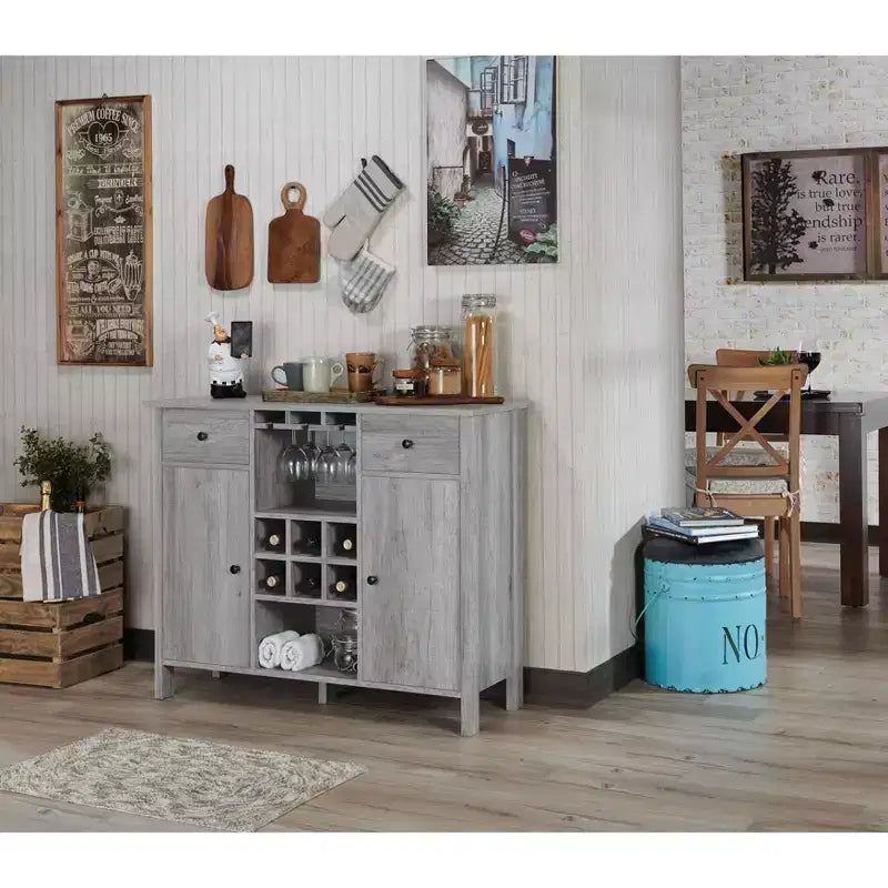 24/7 Shop At Home Ridsley Multi Storage Buffet