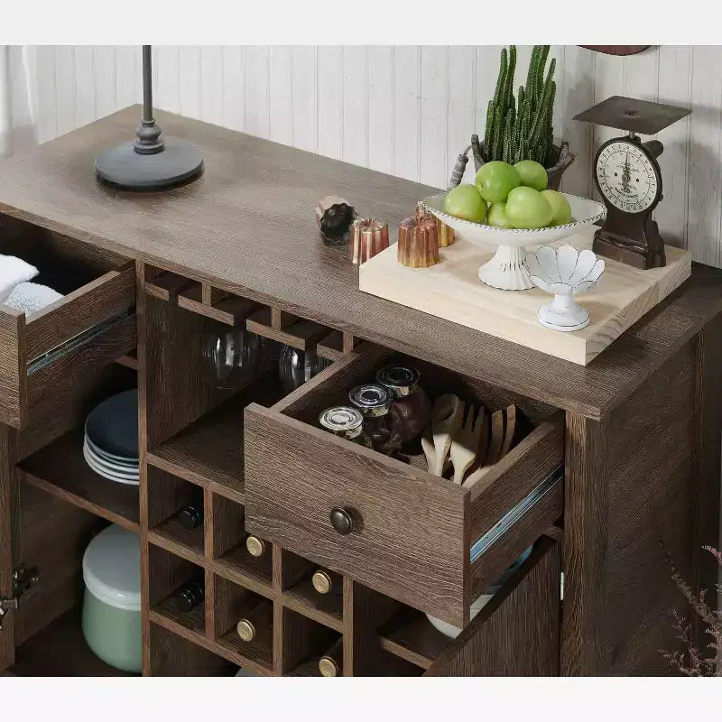 24/7 Shop At Home Ridsley Multi Storage Buffet