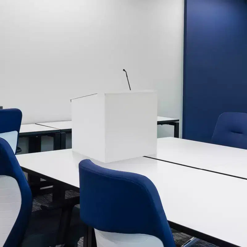 Basicwise Foldable Tabletop Portable Podium, for Church, School, Office, or Home