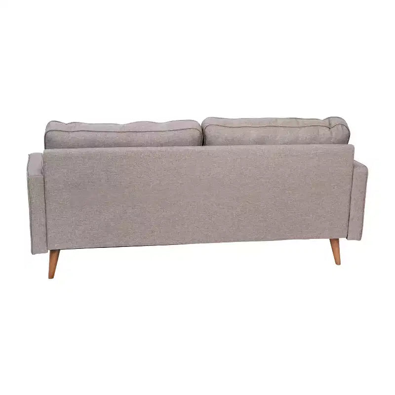 Flash Furniture Hudson Mid-Century Modern Sofa with Tufted Upholstery & Solid Wood Legs