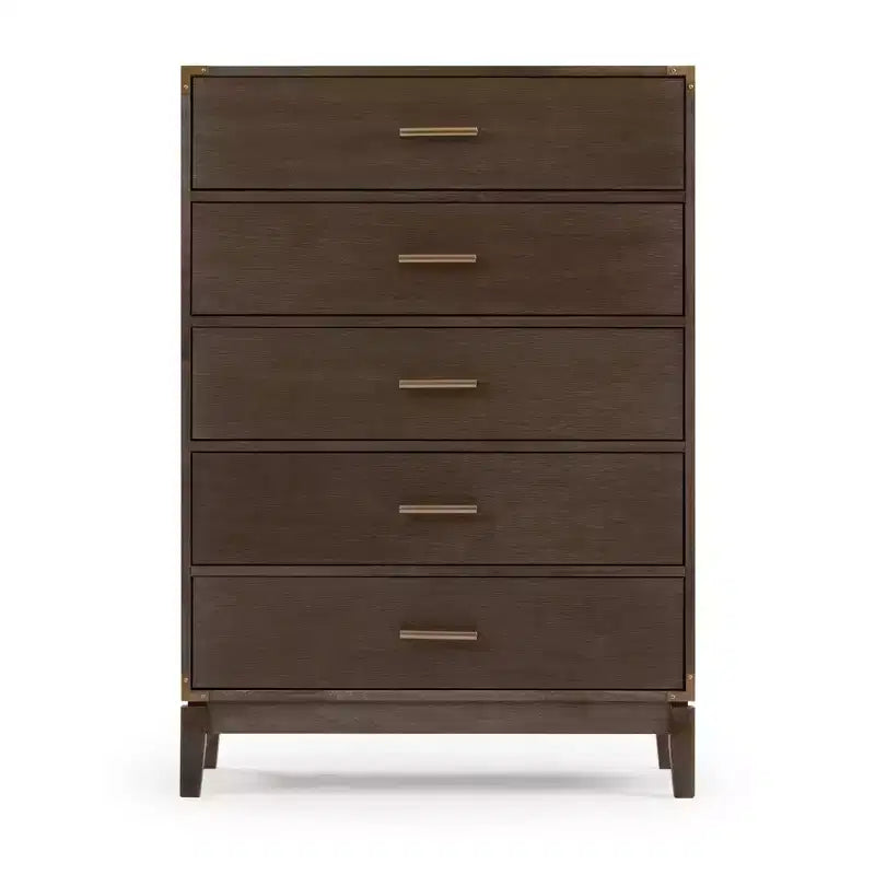Plank+Beam Solid Wood Contemporary 5-Drawer Dresser