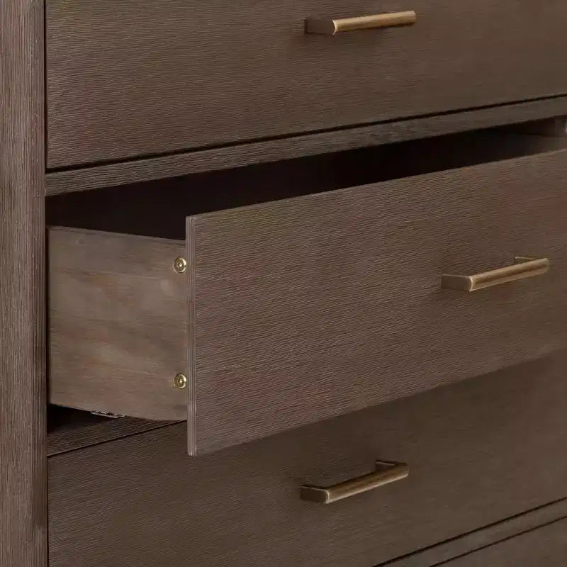 Plank+Beam Solid Wood Contemporary 5-Drawer Dresser
