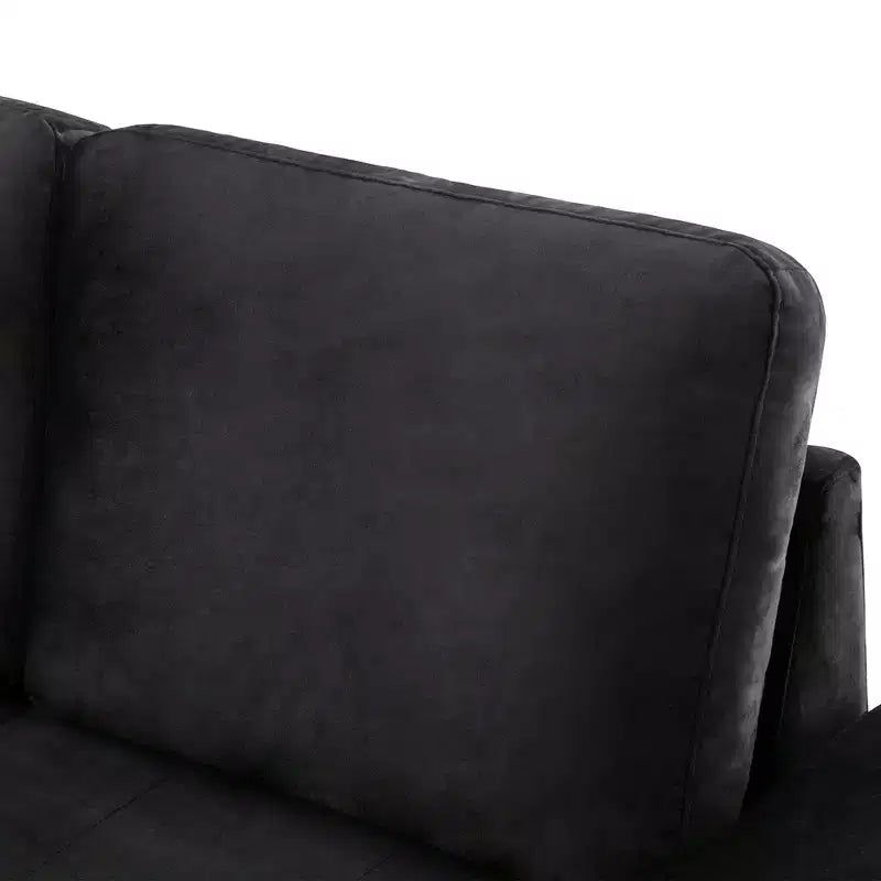 L-Shape Sleeper Sectional Sofa, Sofa Bed with Storage Ottoman & USB Charge-ModernLuxe