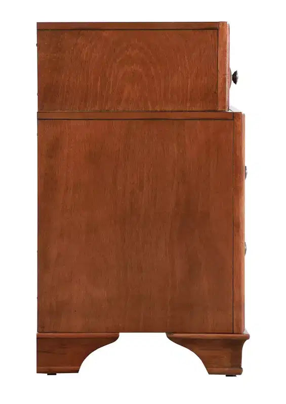 Passion Furniture LaVita 3-Drawer Oak Nightstand (29 in. H x 24 in. W x 17 in. D)
