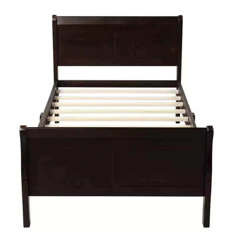 Twin/Full/Queen Size Platform Bed with Headboard and Footboard RE-ModernLuxe