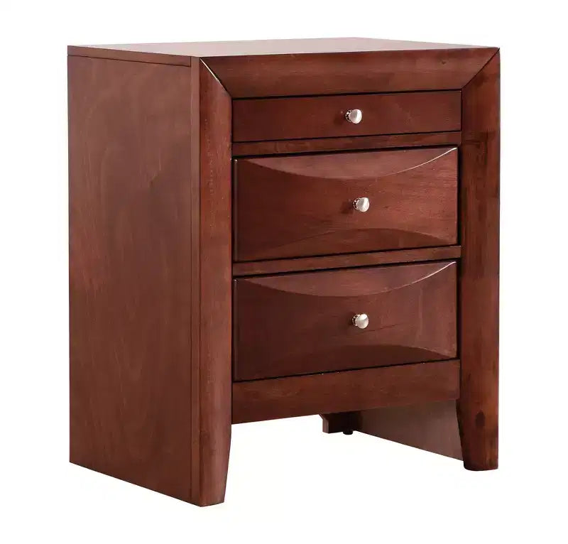 Passion Furniture Marilla 3-Drawer Nightstand (28 in. H x 23 in. W x 17 in. D)