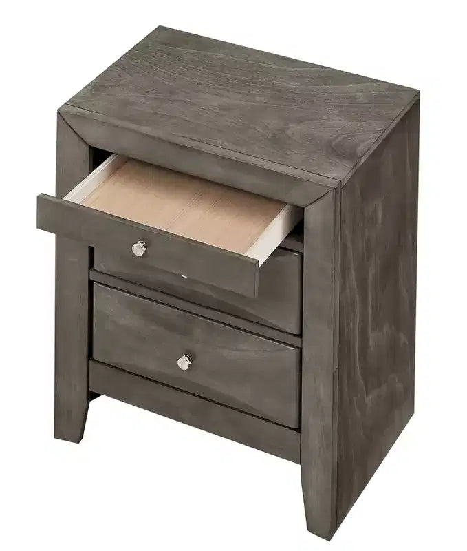 Passion Furniture Marilla 3-Drawer Nightstand (28 in. H x 23 in. W x 17 in. D)