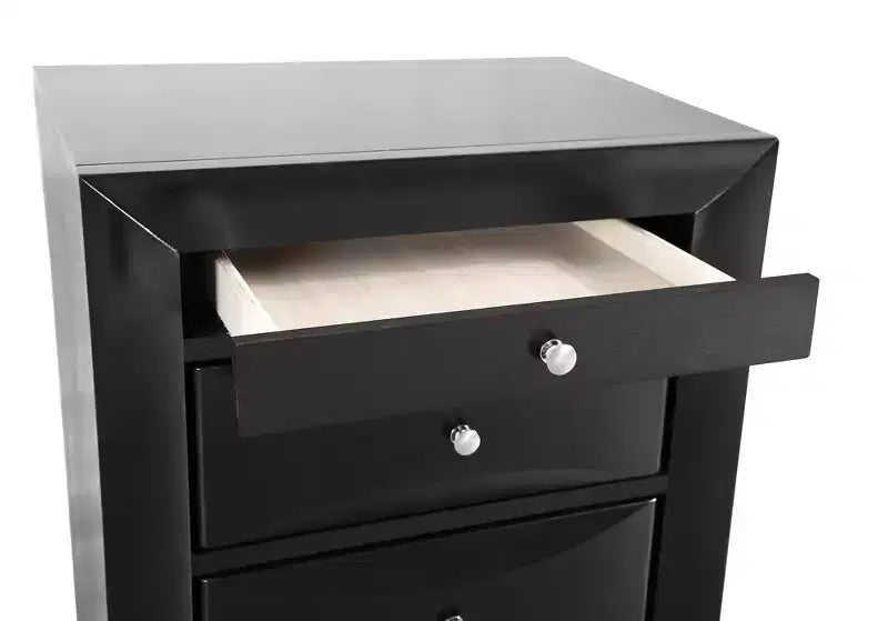 Passion Furniture Marilla 3-Drawer Nightstand (28 in. H x 23 in. W x 17 in. D)