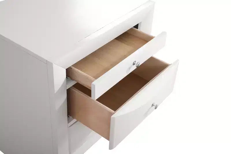 Passion Furniture Marilla 3-Drawer Nightstand (28 in. H x 23 in. W x 17 in. D)