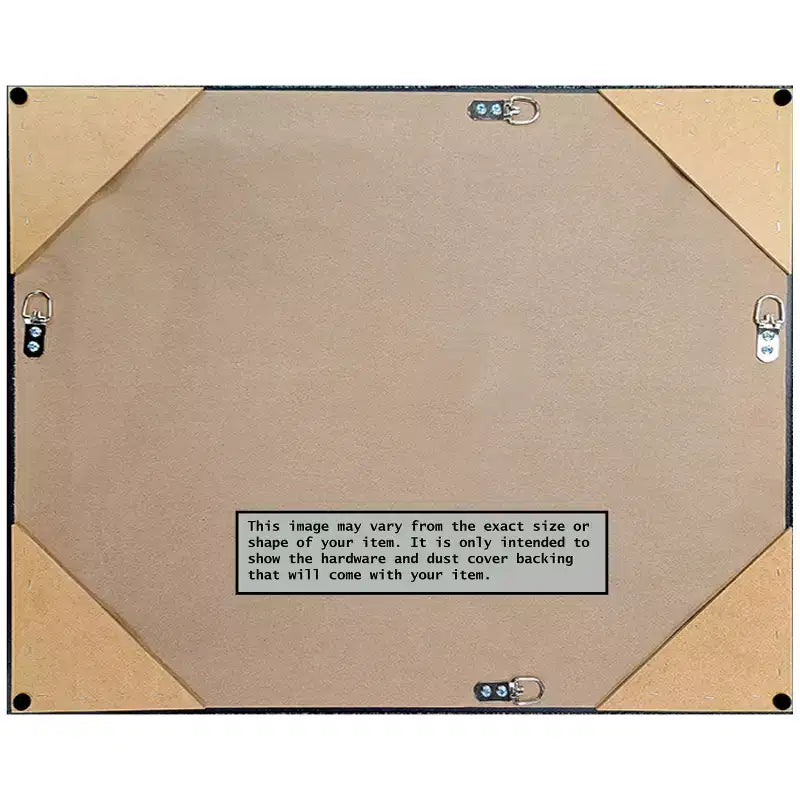 Amanti Art Espresso Brown Non-Beveled Wood Bathroom Wall Mirror