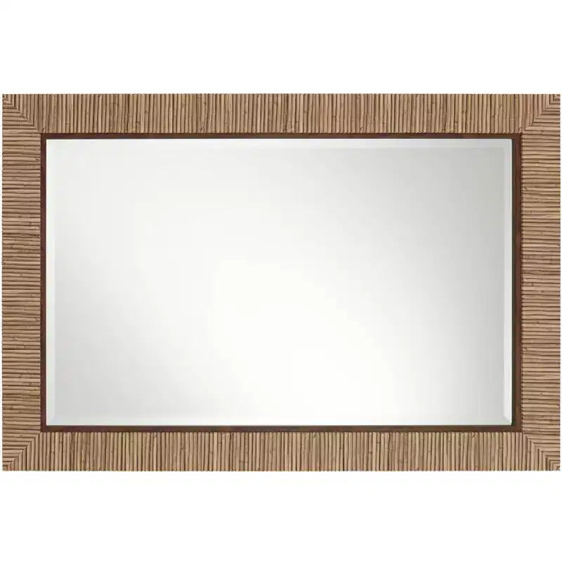 Uttermost Farria 24 x 36 Matte Natural Rectangular Wall Mirror