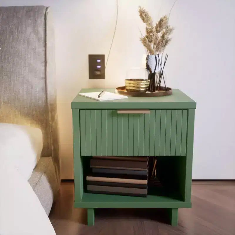 Granville Modern 1 Drawer Nightstand - Manhattan Comfort