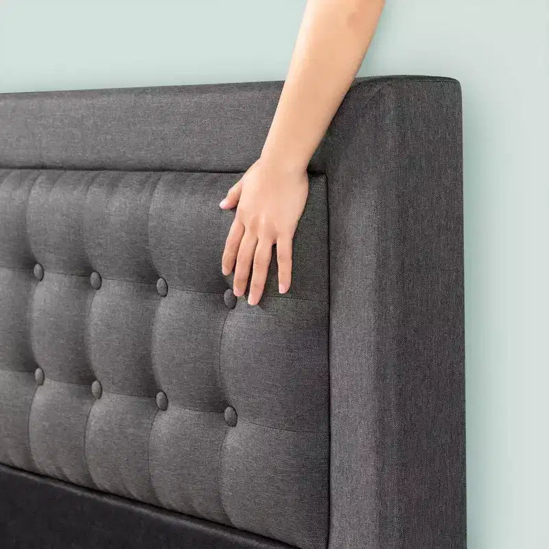 Dachelle Upholstered Platform Bed Frame - Zinus